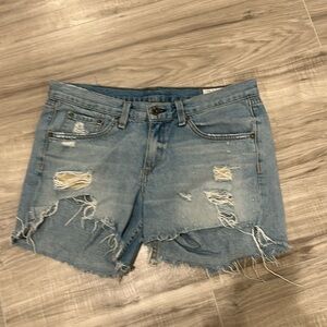Rag & bone shorts distressed size 27